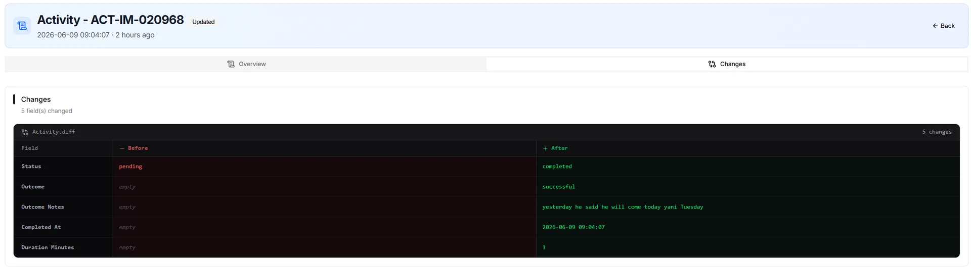 IRM365 Audit Log
