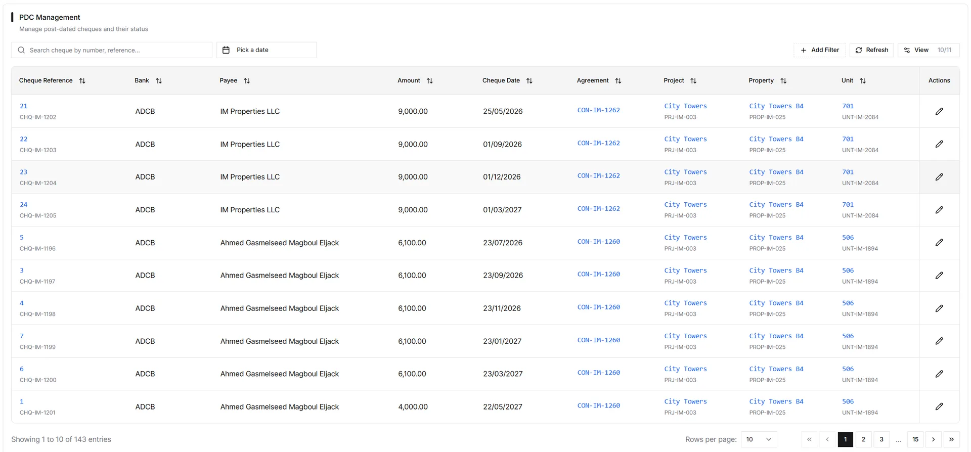 IRM365 PDCs, Payables & Cash Flow