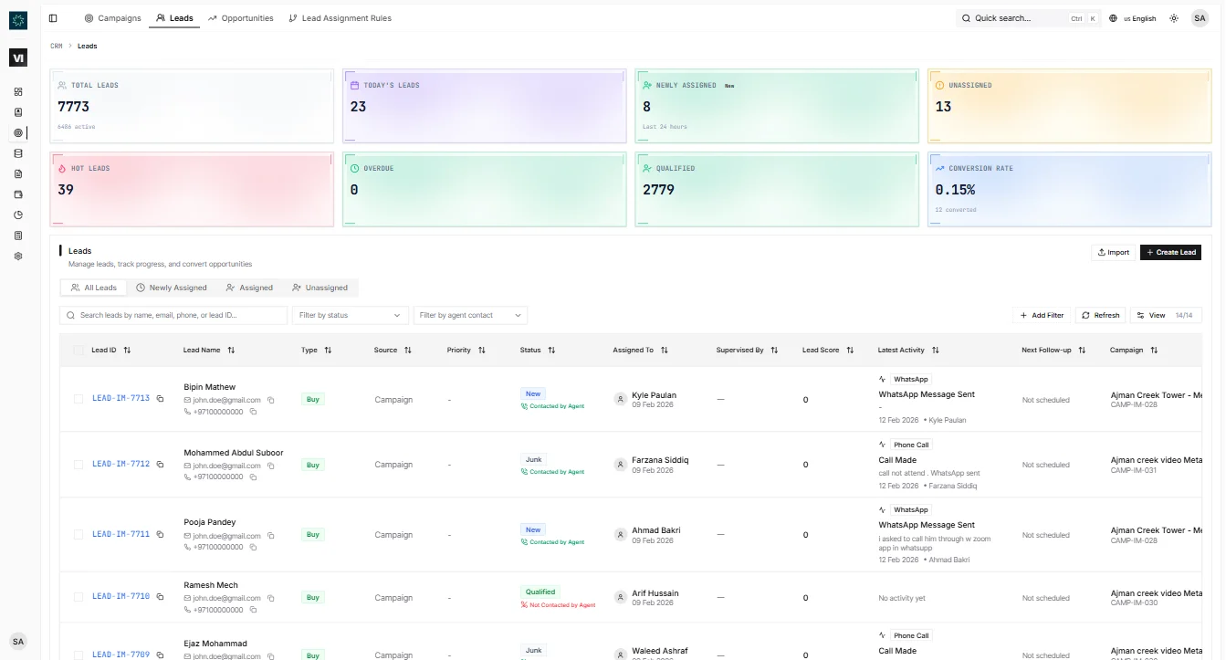 IRM365 Lead Management