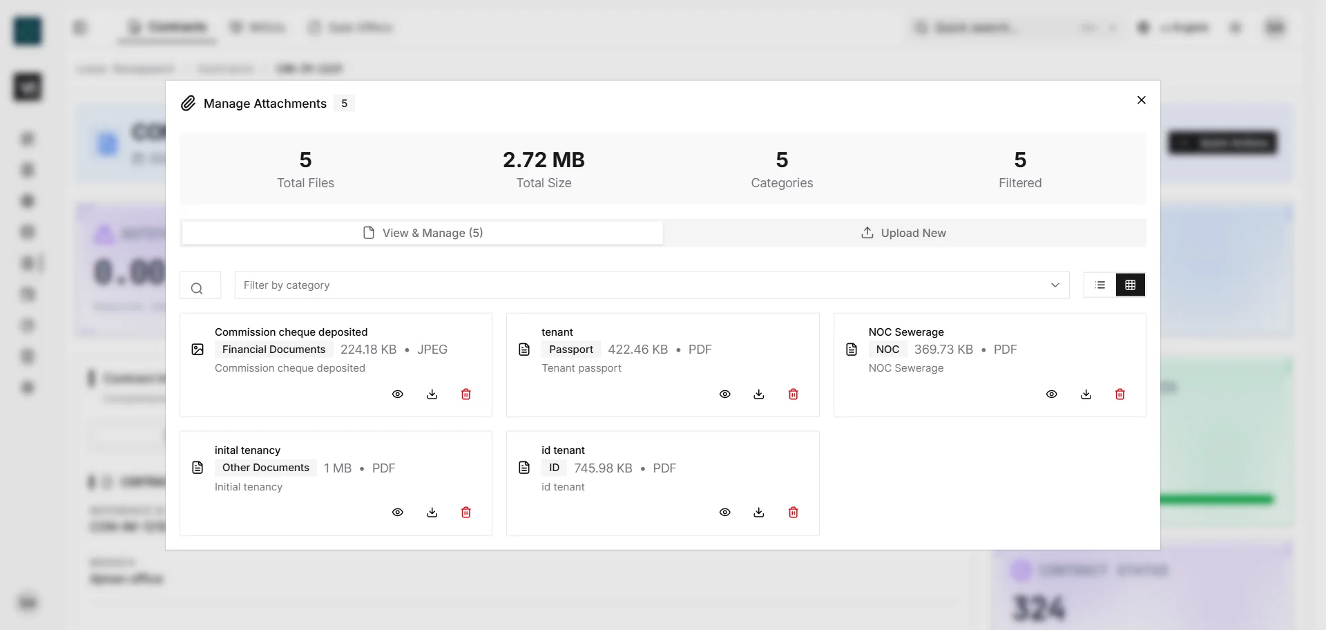 IRM365 Manage Attachments