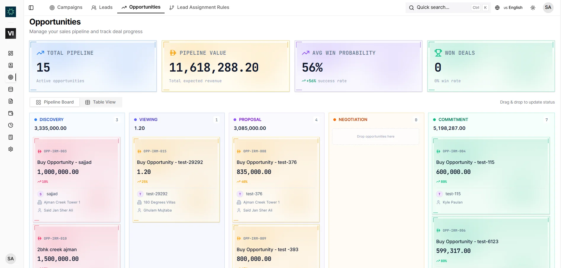 IRM365 Kanban Pipeline
